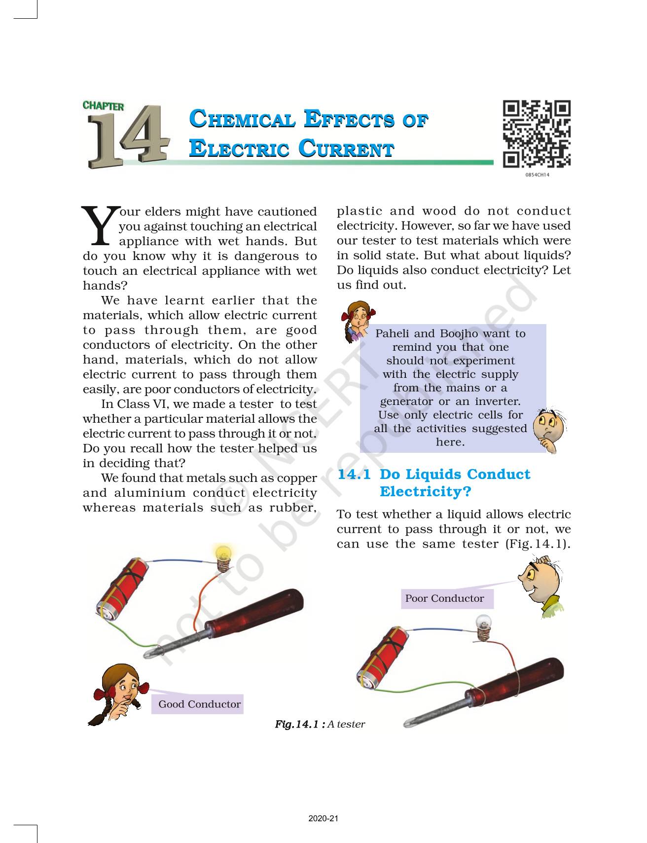 case study questions class 8 chemical effects of electric current